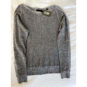 All Saints Elle Open Shoulder Knit Sweater